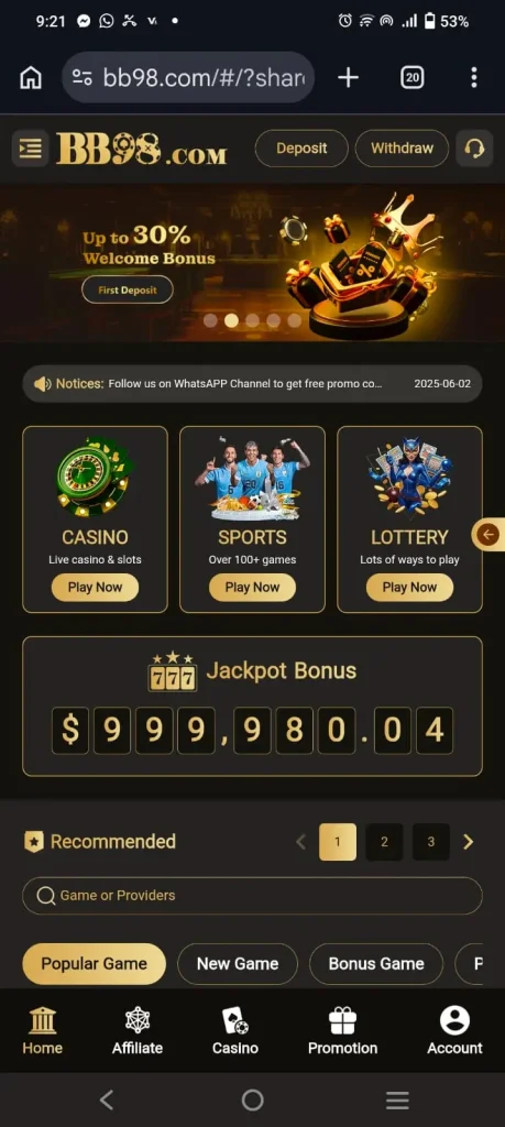 Bet6k Game 